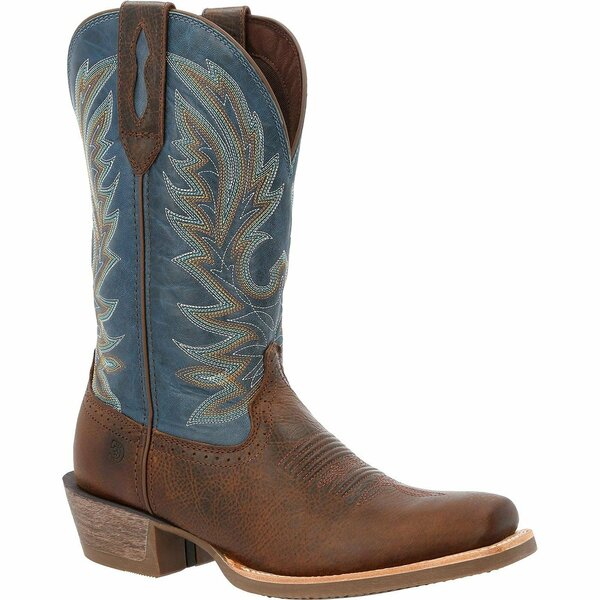 Durango Rebel Pro Hickory & Denim Western Boot, BROWN/BLUE, M, Size 10 DDB0356